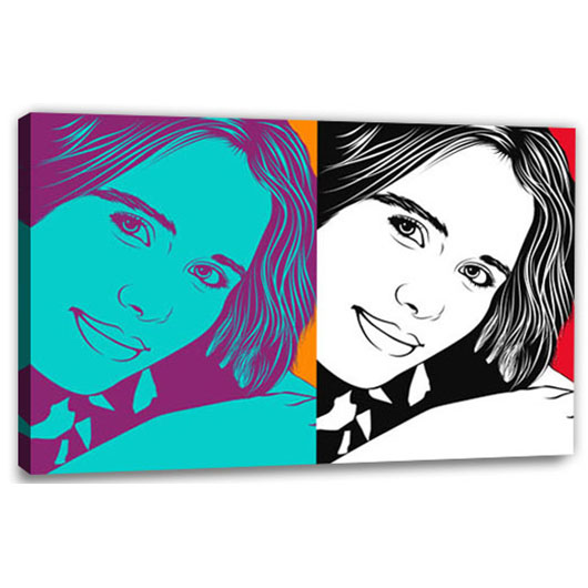 Bild von   pop art  warhol pure  wujpg | Individuelle 🎁 persönliche 🎁 personalisierte Geschenke bedruckt ▪ bestickt ▪ graviert