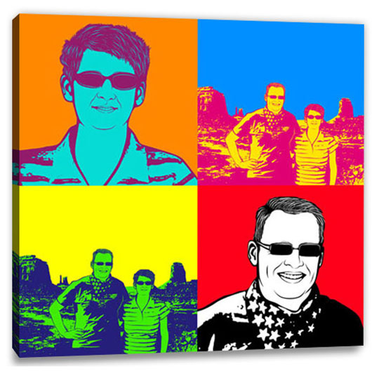 Bild von   pop art  warhol pure  wujpg | Individuelle 🎁 persönliche 🎁 personalisierte Geschenke bedruckt ▪ bestickt ▪ graviert