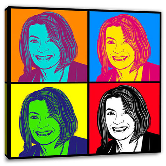 Bild von   pop art  warhol pure  v jpg | Individuelle 🎁 persönliche 🎁 personalisierte Geschenke bedruckt ▪ bestickt ▪ graviert