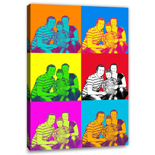 Bild von   pop art  warhol pure  wujpg | Individuelle 🎁 persönliche 🎁 personalisierte Geschenke bedruckt ▪ bestickt ▪ graviert