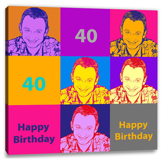 Bild von   pop art  warhol pure  wujpg | Individuelle 🎁 persönliche 🎁 personalisierte Geschenke bedruckt ▪ bestickt ▪ graviert