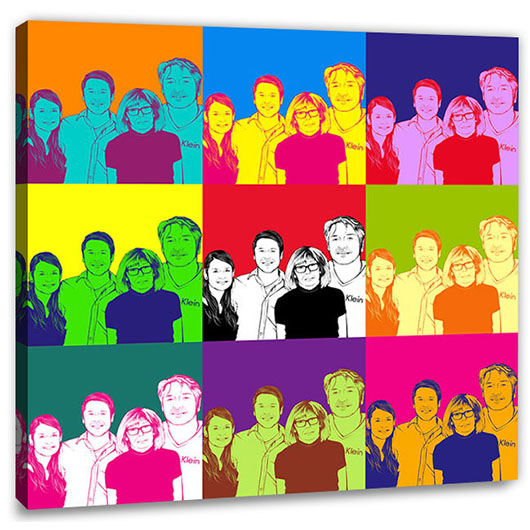 Bild von   pop art  warhol pure  wujpg | Individuelle 🎁 persönliche 🎁 personalisierte Geschenke bedruckt ▪ bestickt ▪ graviert