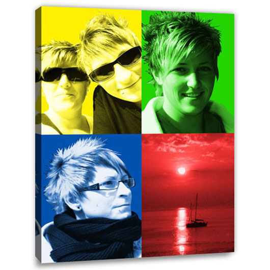 Bild von   pop art  warhol plus  wljpg | Individuelle 🎁 persönliche 🎁 personalisierte Geschenke bedruckt ▪ bestickt ▪ graviert