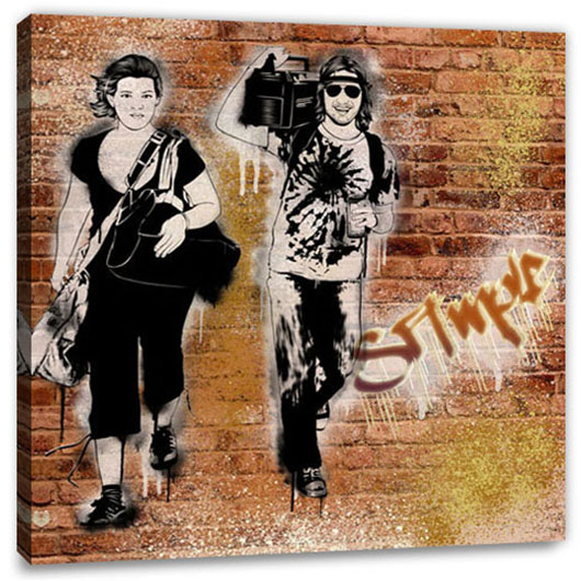 Bild von   pop art graffiti  grajpg | Individuelle 🎁 persönliche 🎁 personalisierte Geschenke bedruckt ▪ bestickt ▪ graviert