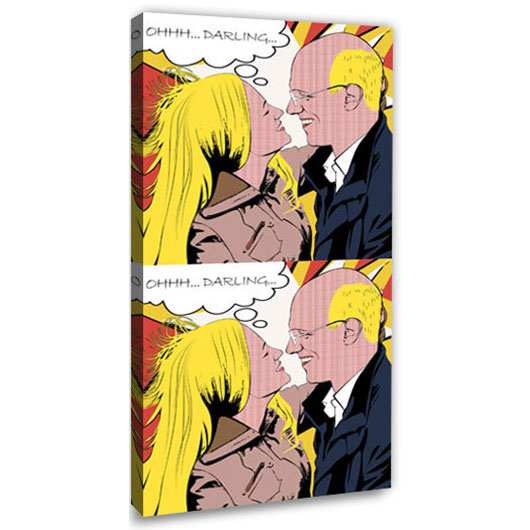 Bild von   pop art  lichtenstein  lijpg | Individuelle 🎁 persönliche 🎁 personalisierte Geschenke bedruckt ▪ bestickt ▪ graviert
