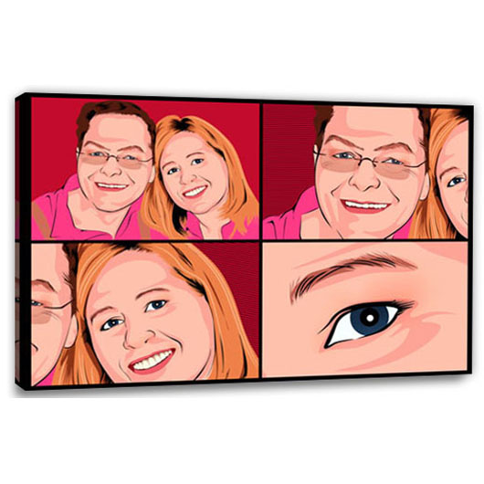 Bild von   pop art  lichtenstein  lijpg | Individuelle 🎁 persönliche 🎁 personalisierte Geschenke bedruckt ▪ bestickt ▪ graviert