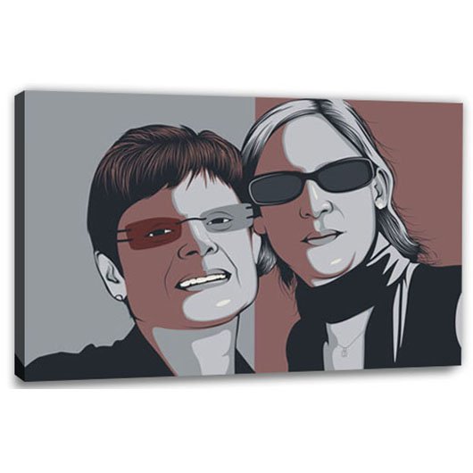 Bild von   pop art obama  oba inkjpg | Individuelle 🎁 persönliche 🎁 personalisierte Geschenke bedruckt ▪ bestickt ▪ graviert