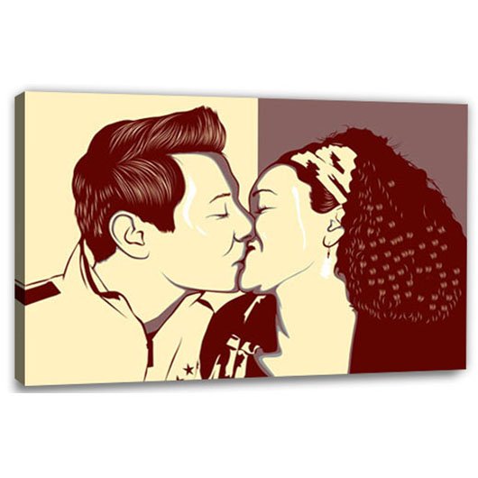Bild von   pop art obama  oba inkjpg | Individuelle 🎁 persönliche 🎁 personalisierte Geschenke bedruckt ▪ bestickt ▪ graviert