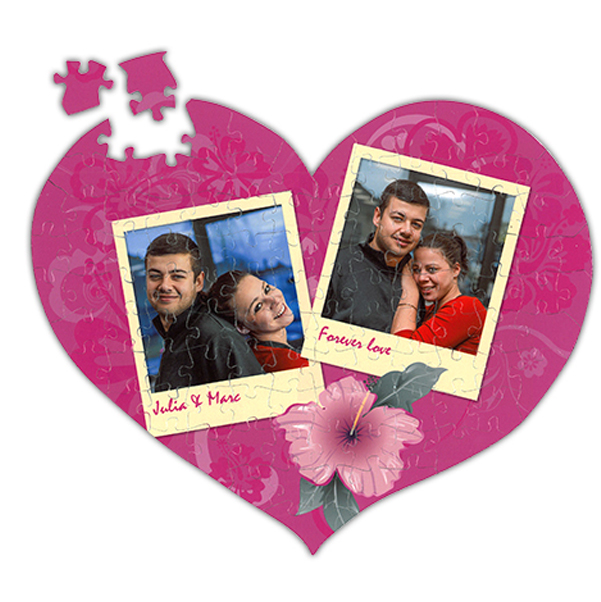 Bild von   herzpuzzlejpg | Individuelle 🎁 persönliche 🎁 personalisierte Geschenke bedruckt ▪ bestickt ▪ graviert