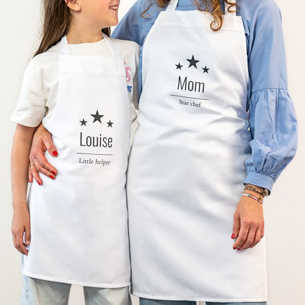 Bild von   farbige schuerze setjpg | Individuelle 🎁 persönliche 🎁 personalisierte Geschenke bedruckt ▪ bestickt ▪ graviert