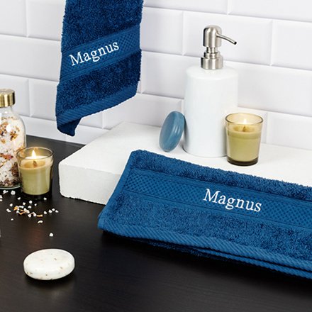 Bild von   set gaestehandtuecher besticktjpg | Individuelle 🎁 persönliche 🎁 personalisierte Geschenke bedruckt ▪ bestickt ▪ graviert