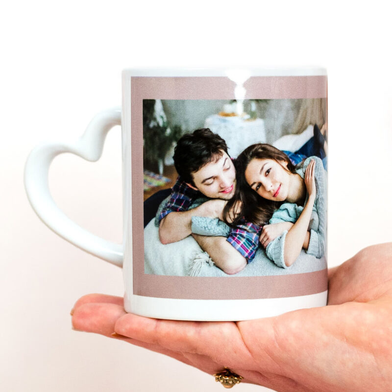 Bild von   herztasse mit foto personalisijpg | Individuelle 🎁 persönliche 🎁 personalisierte Geschenke bedruckt ▪ bestickt ▪ graviert