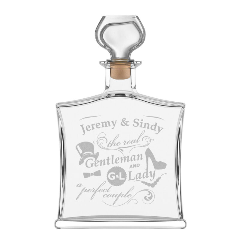 Bild von   edle whiskyflasche inkl gravujpg | Individuelle 🎁 persönliche 🎁 personalisierte Geschenke bedruckt ▪ bestickt ▪ graviert