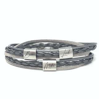 Bild von   wickelarmband mit drei wunschtjpg | Individuelle 🎁 persönliche 🎁 personalisierte Geschenke bedruckt ▪ bestickt ▪ graviert