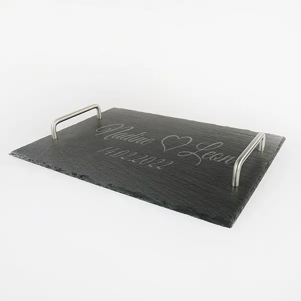 Bild von   tablett aus schiefer  x  cjpg | Individuelle 🎁 persönliche 🎁 personalisierte Geschenke bedruckt ▪ bestickt ▪ graviert