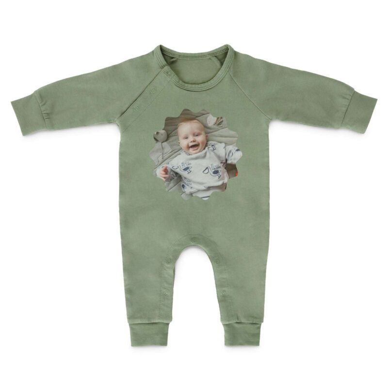 Bild von   babystrampler bedrucken gruejpg | Individuelle 🎁 persönliche 🎁 personalisierte Geschenke bedruckt ▪ bestickt ▪ graviert