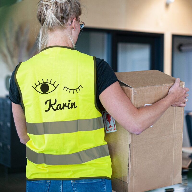 Bild von   warnweste bedrucken gelb sjpg | Individuelle 🎁 persönliche 🎁 personalisierte Geschenke bedruckt ▪ bestickt ▪ graviert
