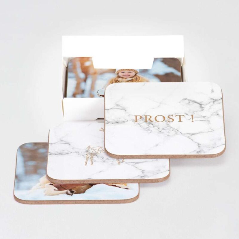 Bild von   untersetzer mit foto und rentijpg | Individuelle 🎁 persönliche 🎁 personalisierte Geschenke bedruckt ▪ bestickt ▪ graviert