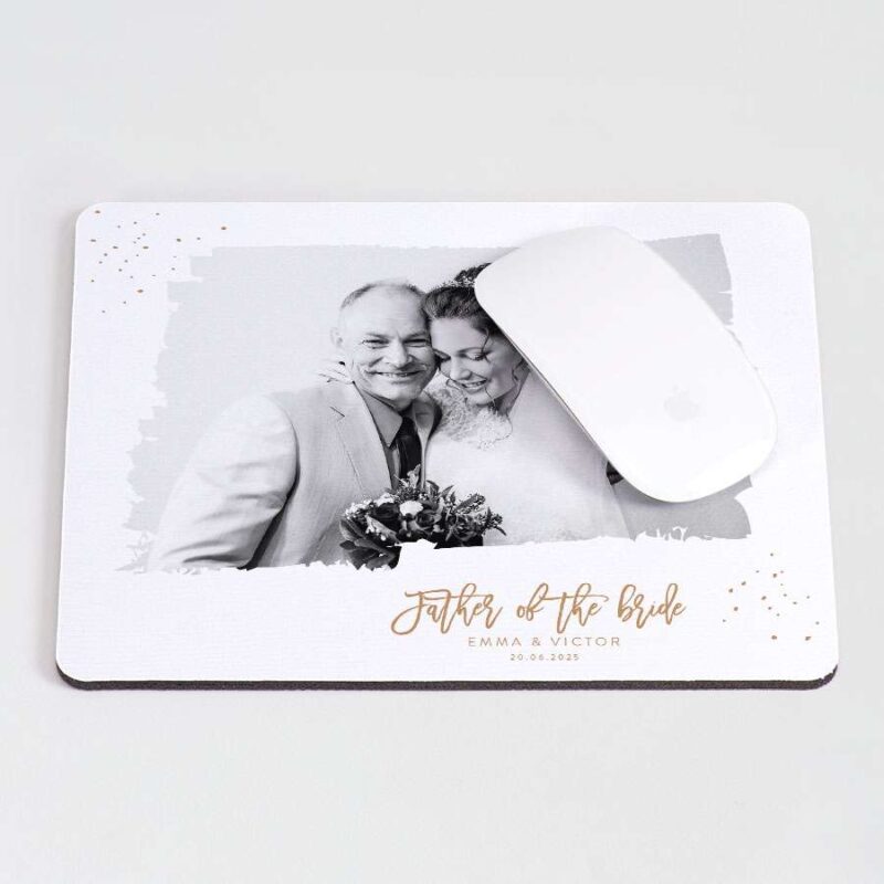 Bild von   mauspad zur hochzeit bedrucktjpg | Individuelle 🎁 persönliche 🎁 personalisierte Geschenke bedruckt ▪ bestickt ▪ graviert