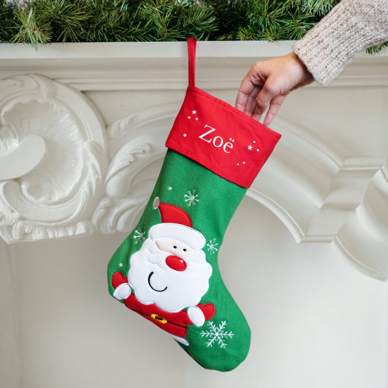 Bild von   weihnachtsstrumpf mit namenjpg | Individuelle 🎁 persönliche 🎁 personalisierte Geschenke bedruckt ▪ bestickt ▪ graviert