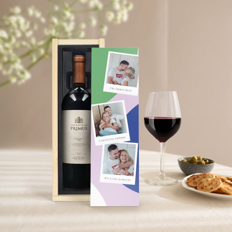 Bild von   wein in holzkiste salenteinjpg | Individuelle 🎁 persönliche 🎁 personalisierte Geschenke bedruckt ▪ bestickt ▪ graviert