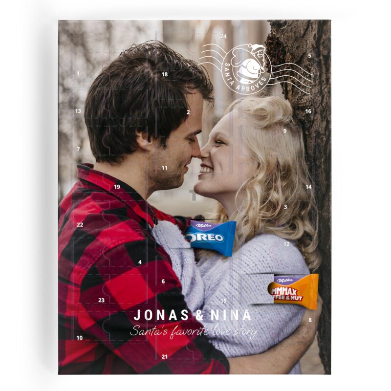 Bild von   foto adventskalender mit milkajpg | Individuelle 🎁 persönliche 🎁 personalisierte Geschenke bedruckt ▪ bestickt ▪ graviert