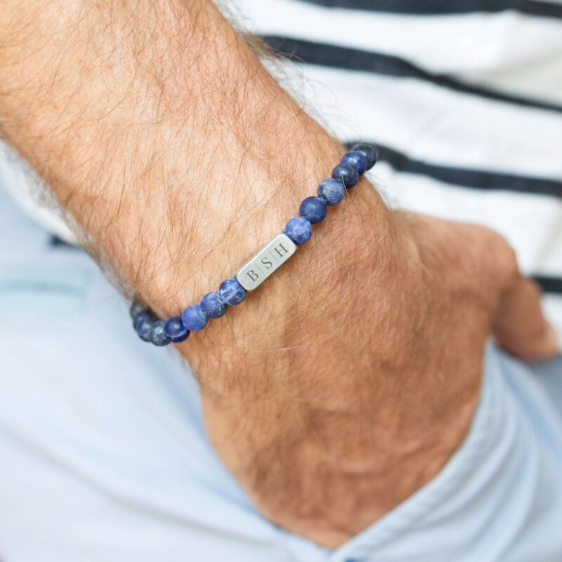 Bild von   edelstein armband mit gravurjpg | Individuelle 🎁 persönliche 🎁 personalisierte Geschenke bedruckt ▪ bestickt ▪ graviert