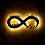 Bild von   personalisierte holzlampe infjpg | Individuelle 🎁 persönliche 🎁 personalisierte Geschenke bedruckt ▪ bestickt ▪ graviert