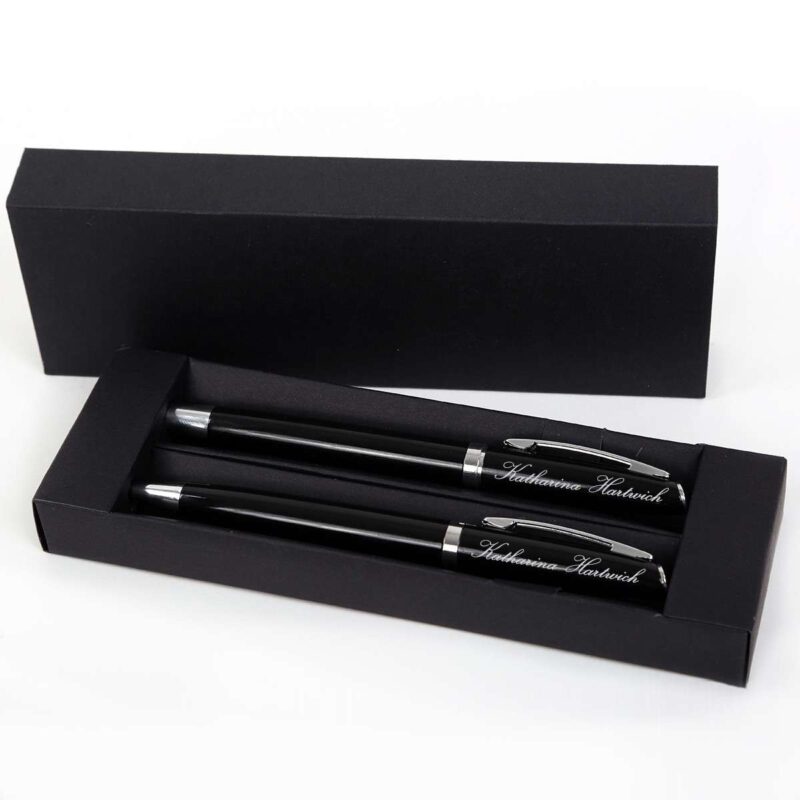 Bild von   kugelschreiber schreibset alphjpg | Individuelle 🎁 persönliche 🎁 personalisierte Geschenke bedruckt ▪ bestickt ▪ graviert