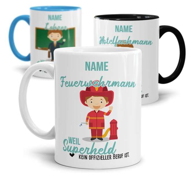Bild von   berufe tasse mit name selbst gjpg | Individuelle 🎁 persönliche 🎁 personalisierte Geschenke bedruckt ▪ bestickt ▪ graviert