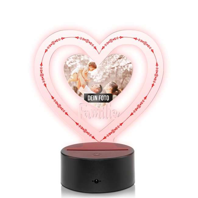Bild von   personalisierte led leuchte mijpg | Individuelle 🎁 persönliche 🎁 personalisierte Geschenke bedruckt ▪ bestickt ▪ graviert