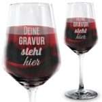 Bild von   rotweinglas mit gravur mit tjpg | Individuelle 🎁 persönliche 🎁 personalisierte Geschenke bedruckt ▪ bestickt ▪ graviert