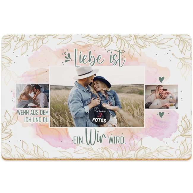 Bild von   platzset mit  fotos selbstjpg | Individuelle 🎁 persönliche 🎁 personalisierte Geschenke bedruckt ▪ bestickt ▪ graviert