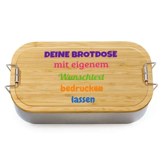 Bild von   brotdose mit wunschtext selbstjpg | Individuelle 🎁 persönliche 🎁 personalisierte Geschenke bedruckt ▪ bestickt ▪ graviert