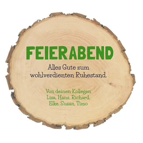 Bild von   abschiedsgeschenk zum ruhestanjpg | Individuelle 🎁 persönliche 🎁 personalisierte Geschenke bedruckt ▪ bestickt ▪ graviert