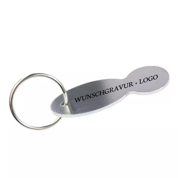 Bild von   einkaufsmarke aus edelstahl mijpg | Individuelle 🎁 persönliche 🎁 personalisierte Geschenke bedruckt ▪ bestickt ▪ graviert