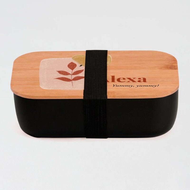 Bild von   bamboo brotdose im natur desigjpg | Individuelle 🎁 persönliche 🎁 personalisierte Geschenke bedruckt ▪ bestickt ▪ graviert