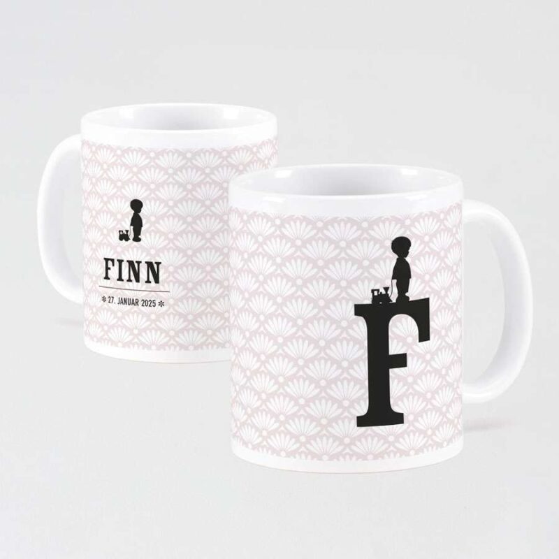 Bild von   retro tasse kleiner junge gejpg | Individuelle 🎁 persönliche 🎁 personalisierte Geschenke bedruckt ▪ bestickt ▪ graviert