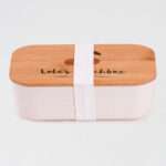 Bild von   bamboo lunchbox mit personalisjpg | Individuelle 🎁 persönliche 🎁 personalisierte Geschenke bedruckt ▪ bestickt ▪ graviert