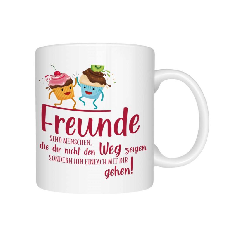 Bild von   beste freunde tasse cupcakejpg | Individuelle 🎁 persönliche 🎁 personalisierte Geschenke bedruckt ▪ bestickt ▪ graviert