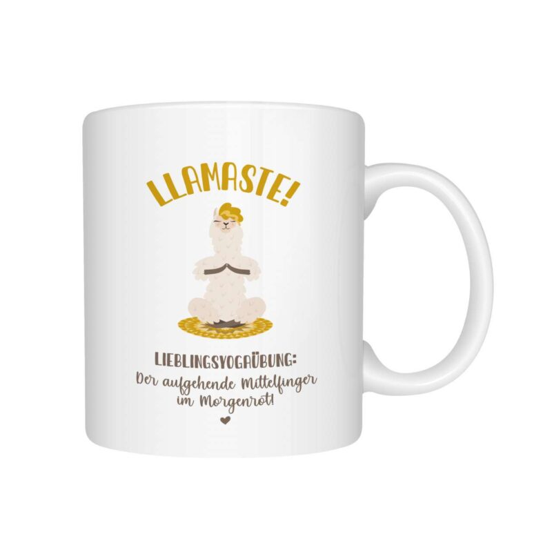 Bild von   lama tasse llamastejpg | Individuelle 🎁 persönliche 🎁 personalisierte Geschenke bedruckt ▪ bestickt ▪ graviert