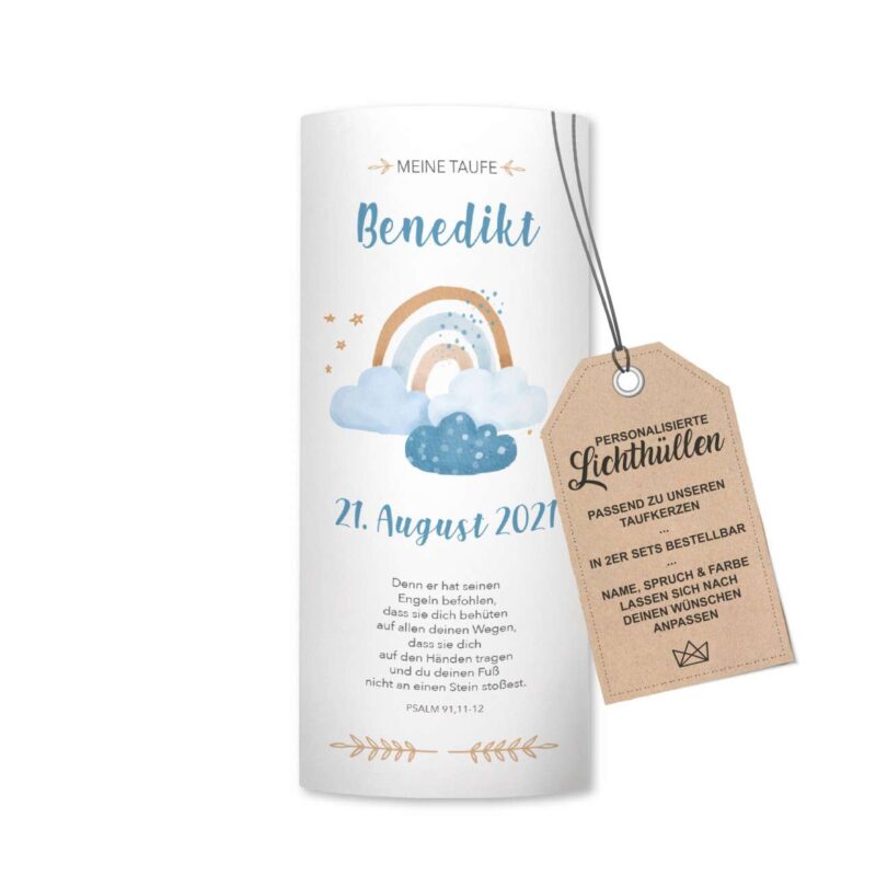 Bild von   lichthalle regenbogen blau fajpg | Individuelle 🎁 persönliche 🎁 personalisierte Geschenke bedruckt ▪ bestickt ▪ graviert
