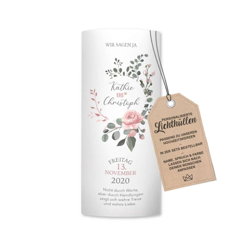 Bild von   lichthuelle hochzeit rose modjpg | Individuelle 🎁 persönliche 🎁 personalisierte Geschenke bedruckt ▪ bestickt ▪ graviert
