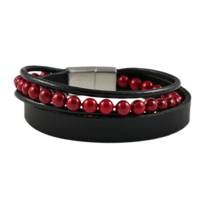 Bild von   lederarmband mit gravur lederjpg | Individuelle 🎁 persönliche 🎁 personalisierte Geschenke bedruckt ▪ bestickt ▪ graviert