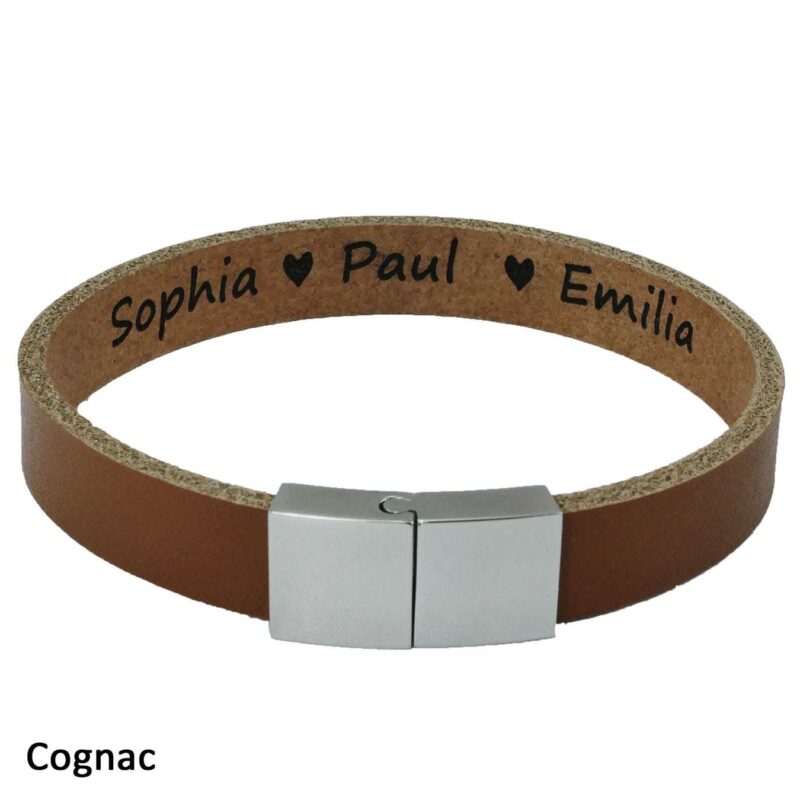 Bild von   lederarmband mit gravur verscjpg | Individuelle 🎁 persönliche 🎁 personalisierte Geschenke bedruckt ▪ bestickt ▪ graviert