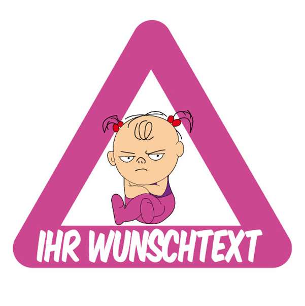 Bild von   baby autoaufkleberjpg | Individuelle 🎁 persönliche 🎁 personalisierte Geschenke bedruckt ▪ bestickt ▪ graviert