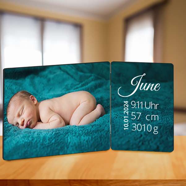 Bild von   doppel fotopaneeljpg | Individuelle 🎁 persönliche 🎁 personalisierte Geschenke bedruckt ▪ bestickt ▪ graviert
