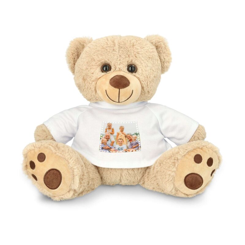 Bild von   kuscheltier mit foto teddybajpg | Individuelle 🎁 persönliche 🎁 personalisierte Geschenke bedruckt ▪ bestickt ▪ graviert