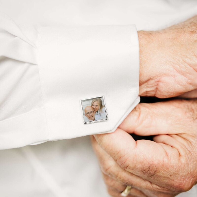 Bild von   manschettenknoepfe personalisijpg | Individuelle 🎁 persönliche 🎁 personalisierte Geschenke bedruckt ▪ bestickt ▪ graviert