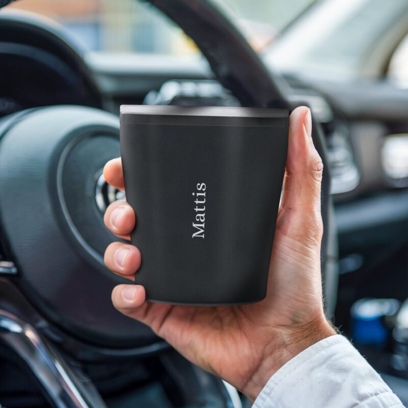 Bild von   reisebecher mit gravurjpg | Individuelle 🎁 persönliche 🎁 personalisierte Geschenke bedruckt ▪ bestickt ▪ graviert